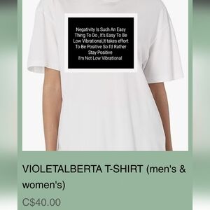 White Graphic T-Shirt with Positive Message